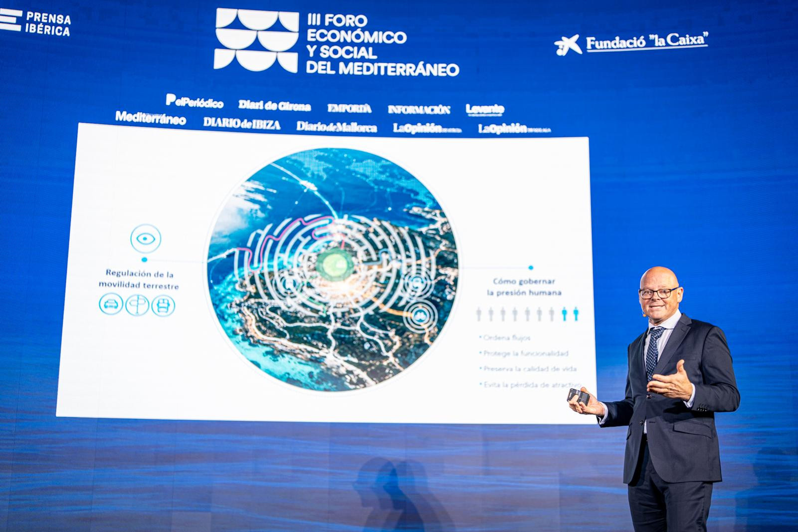 IMPULSA BALEARS defiende una nueva gobernanza de la movilidad en el Foro Económico y Social del Mediterráneo